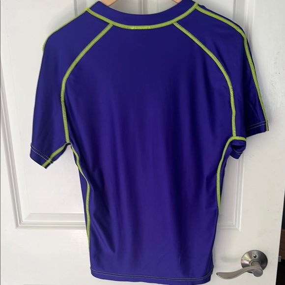 Speedo Men's Blue Rashguard - Picture 8 of 8